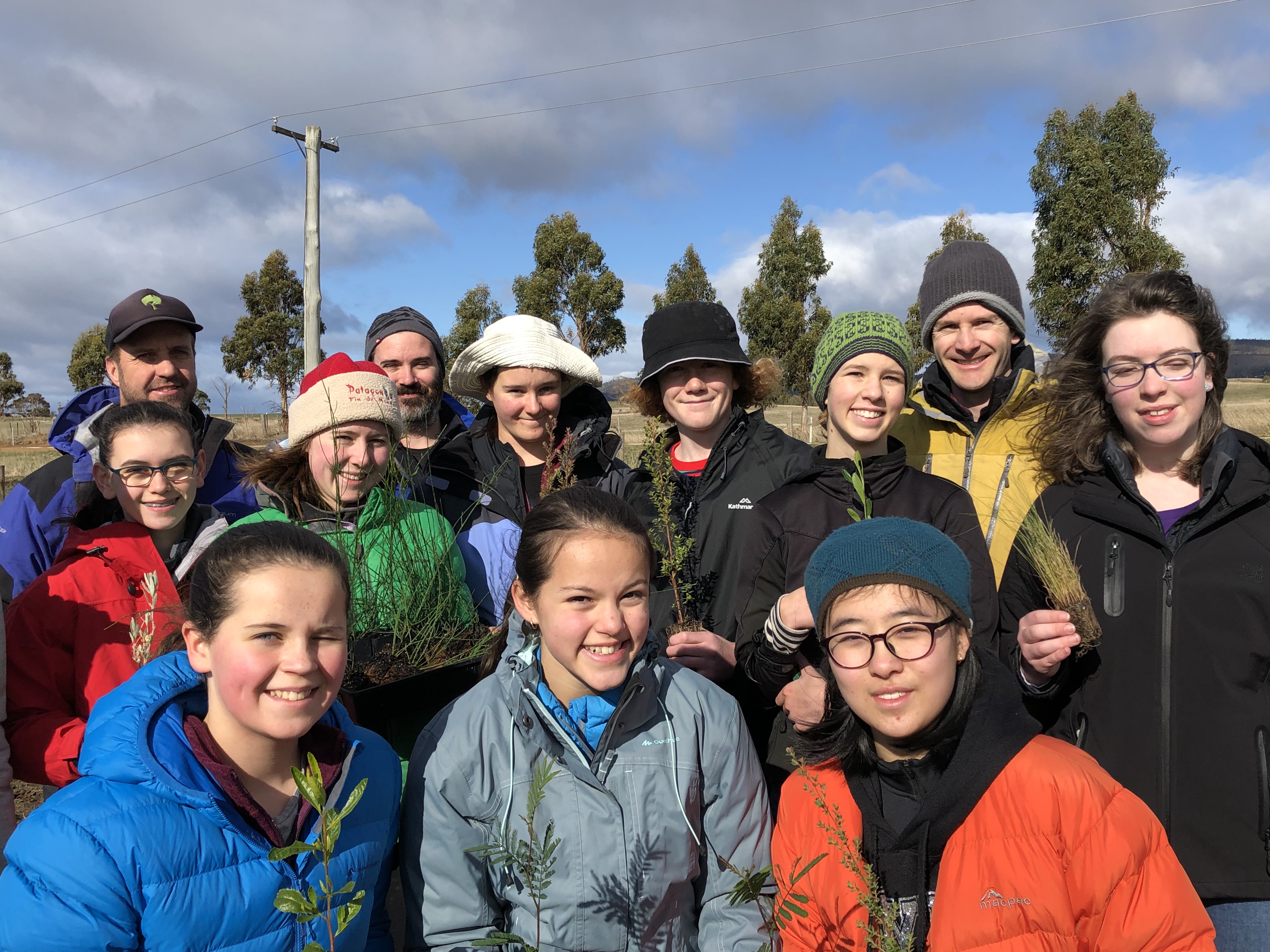 Thumbnail for Students plant to help restore farm biodiversity