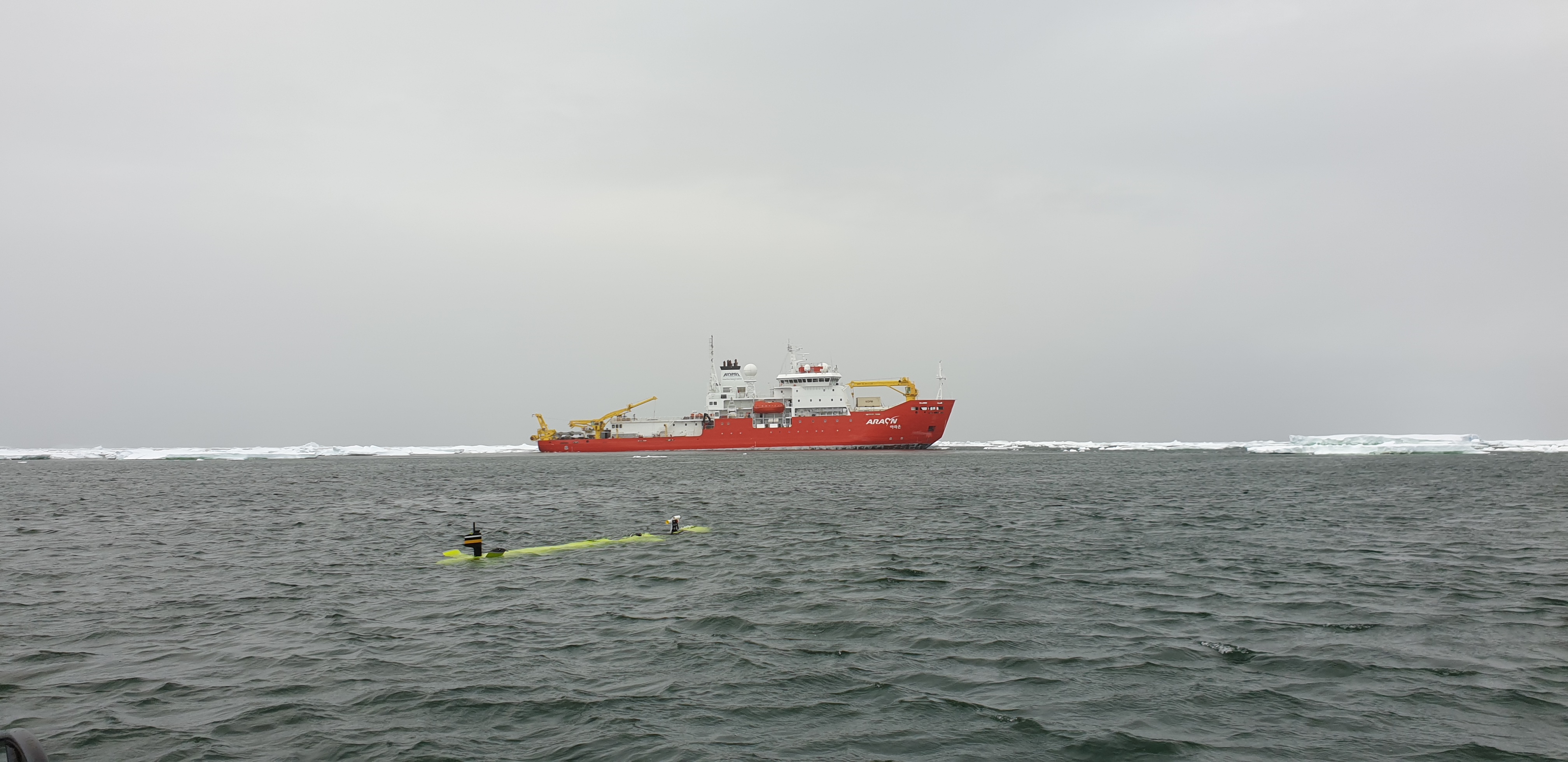 Thumbnail for Researchers celebrate Antarctic under-ice voyages of robot