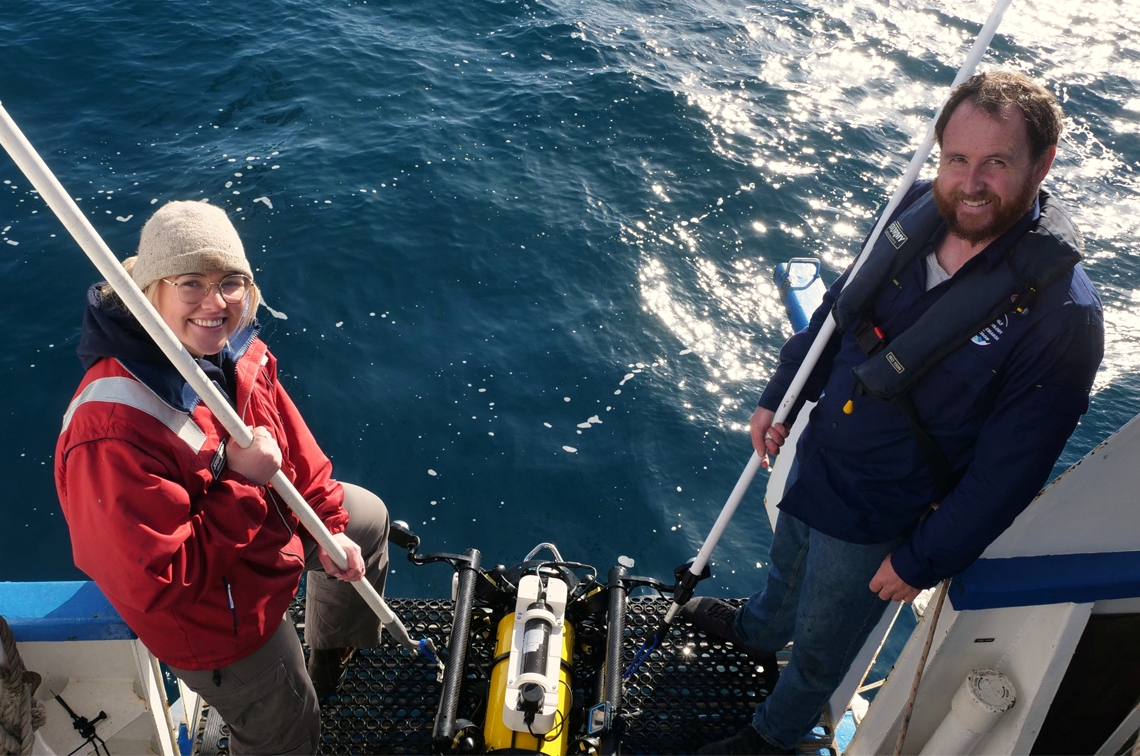 Marine scientists