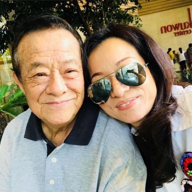 Juliana Gunardi with her late father, Gunardi Go.