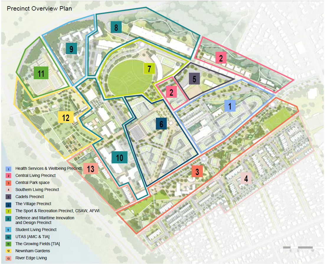 Newnham Precinct Overview Plan