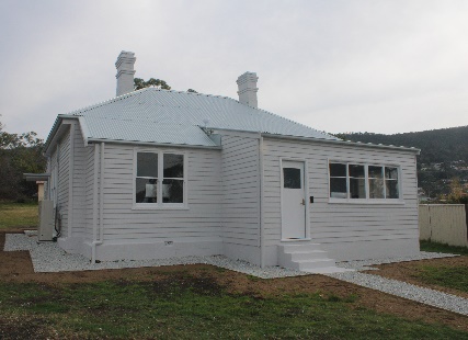 A freshly restored Taroona Quarantine Station Caretakers Cottage (Photo: Alex Luttrell)