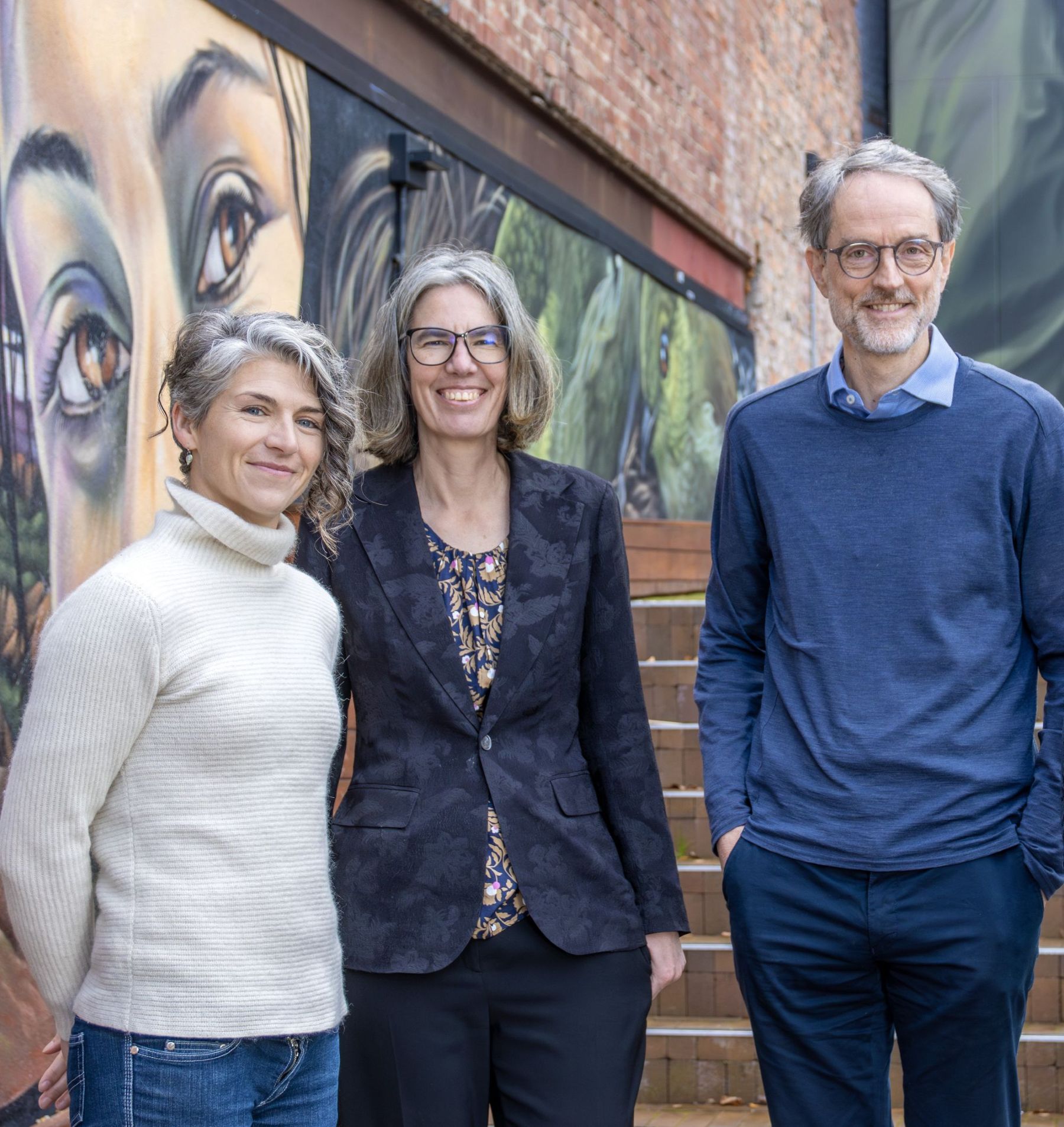 Dr Emily Flies, Dr Chloe Lucas, Professor Rufus Black. Photo: Peter W Allen